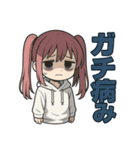 可愛いピンク髪ツインテール女子スタンプ2（個別スタンプ：40）