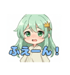 ちょっと攻めるみなみちゃん（個別スタンプ：7）