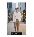 韓国K-POPボーイファッション2（個別スタンプ：6）