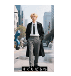 韓国K-POPボーイファッション2（個別スタンプ：35）