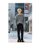韓国K-POPボーイファッション2（個別スタンプ：37）