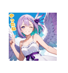 おちゃめな女神さまの神対応スタンプ2（個別スタンプ：9）