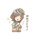 ドーナツちゃんのゆるスタンプ（個別スタンプ：16）
