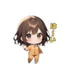 ねむねむパジャマ女子の主張！（個別スタンプ：37）