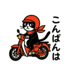 ネコライダーのカブ主 日常会話（個別スタンプ：3）