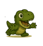 [アレンジ用]ティラノサウルス T-Rex（個別スタンプ：5）