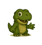 [アレンジ用]ティラノサウルス T-Rex（個別スタンプ：6）