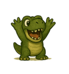 [アレンジ用]ティラノサウルス T-Rex（個別スタンプ：8）