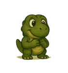 [アレンジ用]ティラノサウルス T-Rex（個別スタンプ：11）