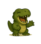 [アレンジ用]ティラノサウルス T-Rex（個別スタンプ：12）