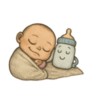 [アレンジ用]メヂカラ強めベビー（個別スタンプ：2）