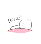 ゆるい歯たちの日常。（英語）（個別スタンプ：1）