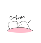 ゆるい歯たちの日常。（英語）（個別スタンプ：4）