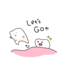 ゆるい歯たちの日常。（英語）（個別スタンプ：9）