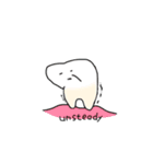 ゆるい歯たちの日常。（英語）（個別スタンプ：14）