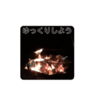 焚き火しよう（個別スタンプ：7）