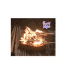 焚き火しよう（個別スタンプ：11）