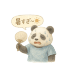 ふわふわパンダの夏スタンプ（個別スタンプ：30）