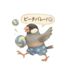夏だ！文鳥とオカメの涼スタンプ（個別スタンプ：11）
