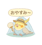 夏だ！文鳥とオカメの涼スタンプ（個別スタンプ：26）