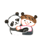 太郎と子パンダの楽しい中国語（個別スタンプ：14）