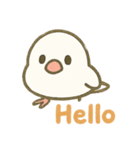 文鳥のスタンプ01（個別スタンプ：9）