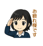 チビ麻友子のビジネス敬語（個別スタンプ：3）