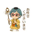 【修験道】行者ブルー女子（個別スタンプ：6）