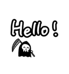 ちっちゃい死神ちゃん 英語Ver.（個別スタンプ：1）