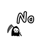 ちっちゃい死神ちゃん 英語Ver.（個別スタンプ：4）