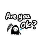 ちっちゃい死神ちゃん 英語Ver.（個別スタンプ：8）
