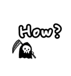 ちっちゃい死神ちゃん 英語Ver.（個別スタンプ：21）