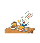 かわいいアイウサギの日常使いスタンプ（個別スタンプ：7）