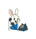 かわいいアイウサギの日常使いスタンプ（個別スタンプ：12）