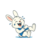 かわいいアイウサギの日常使いスタンプ（個別スタンプ：27）