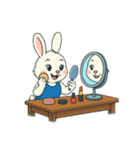 かわいいアイウサギの日常使いスタンプ（個別スタンプ：31）