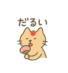 いちごのせねこ 〜ゆるっと日常〜（個別スタンプ：6）
