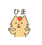 いちごのせねこ 〜ゆるっと日常〜（個別スタンプ：13）