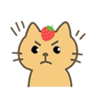 いちごのせねこ 〜ゆるっと日常〜（個別スタンプ：26）