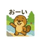 可愛い生き物達 日本語（個別スタンプ：6）