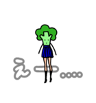 美脚ブロッコリー（個別スタンプ：5）