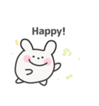 ゆるうさぎ日常スタンプ｜英語（個別スタンプ：15）