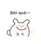 ゆるうさぎ日常スタンプ｜ベトナム語（個別スタンプ：20）