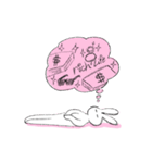 社会に揉まれるうさたそ（個別スタンプ：21）