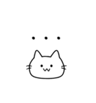 優柔不断な猫（ねこ）（個別スタンプ：21）