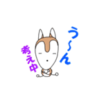 白プー茶プーと友達（個別スタンプ：15）
