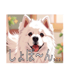 サモエドがいっぱい（個別スタンプ：26）