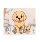 ゴールデンレトリバーがいっぱい（個別スタンプ：37）
