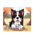 ボーダーコリーがいっぱい（個別スタンプ：32）