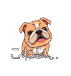 ブルドッグがいっぱい（個別スタンプ：33）